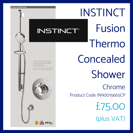 INSTINCT Fusion Thermo Concealed Shower