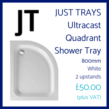 Just Trays Ultracast Quadrant Shower Tray