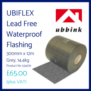 UBIFLEX Lead Free Waterproof Flashing 300mm x 12m