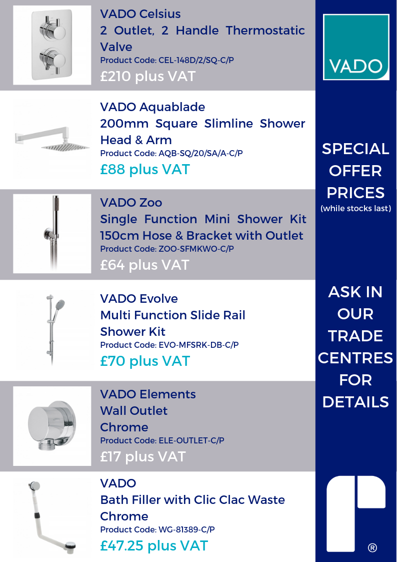 VADO SPECIAL OFFERS JULY 2019